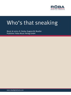 cover image of Who's that sneaking